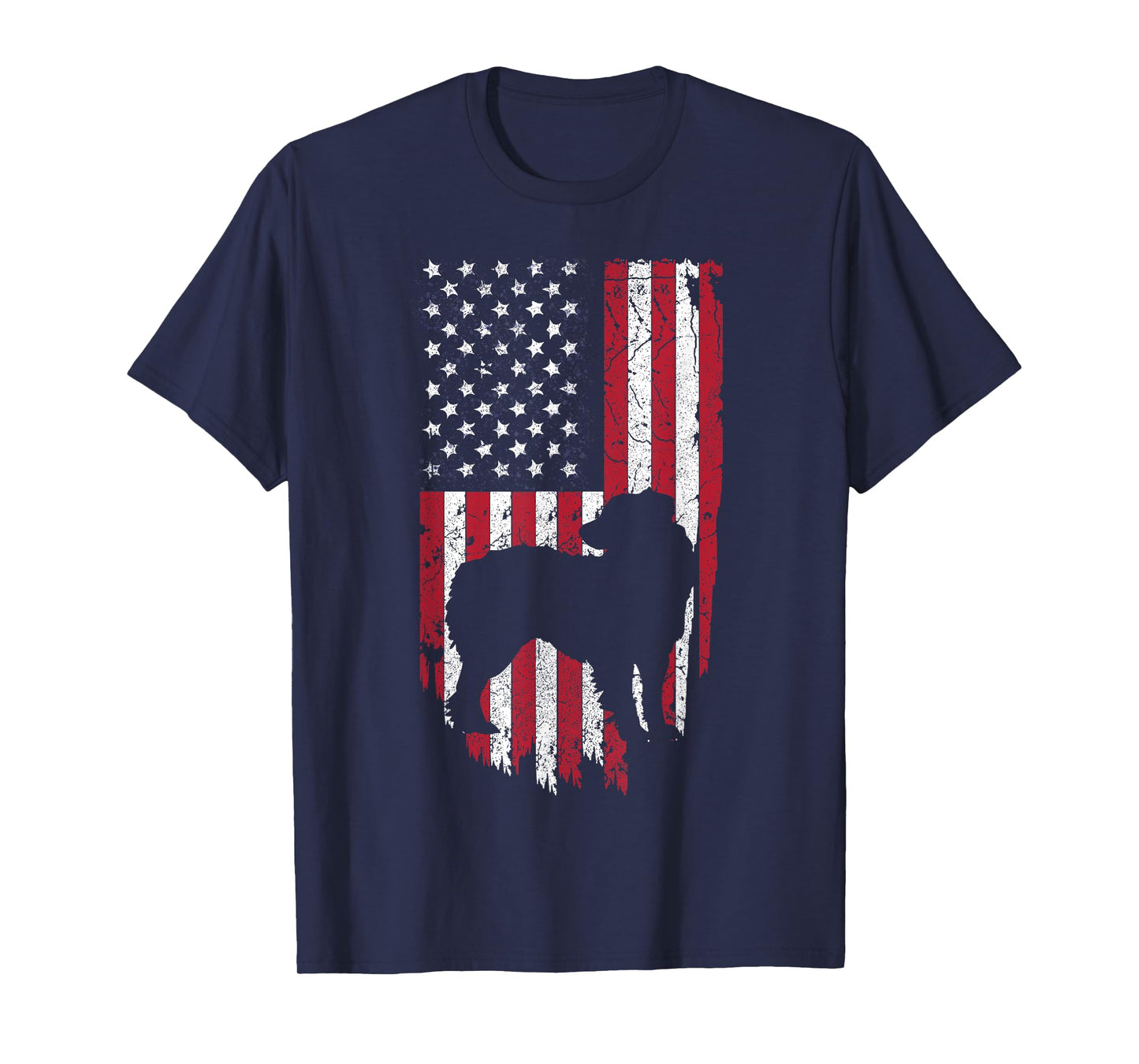 Australian Shepherd Dog Mom Dad Shirts, 4th Of July USA Flag Women Kids Men T-Shirt