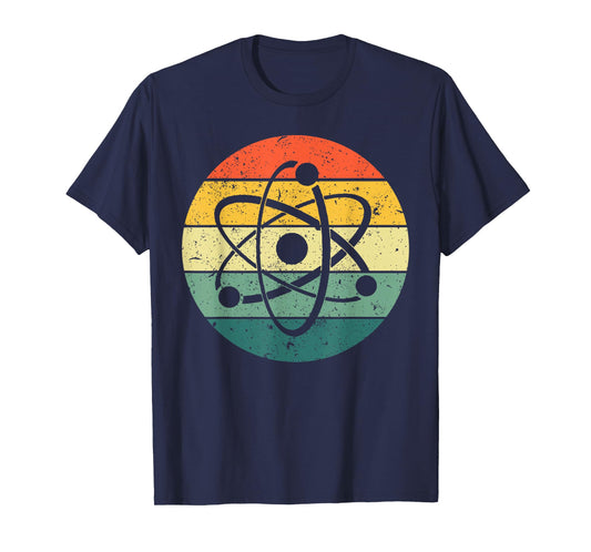 Cool Atom Art Men Women Biology Physics Chemistry Teacher T-Shirt