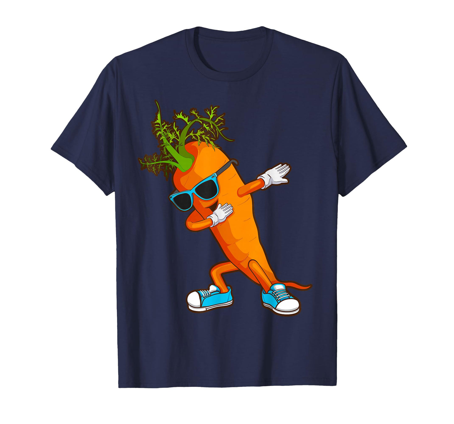 Funny Dabbing Carrot Gift | Cute Vegetable Lover Men Women T-Shirt