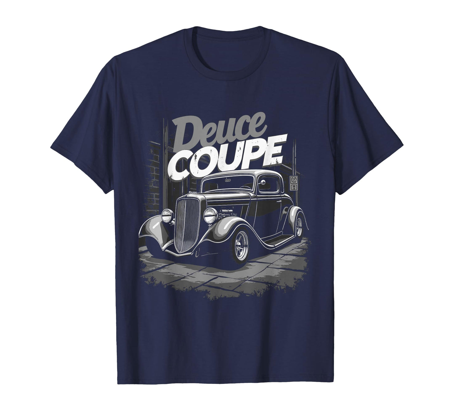 1932 Retro Hot Rod car graphic Deuce Coupe 3 window T-Shirt