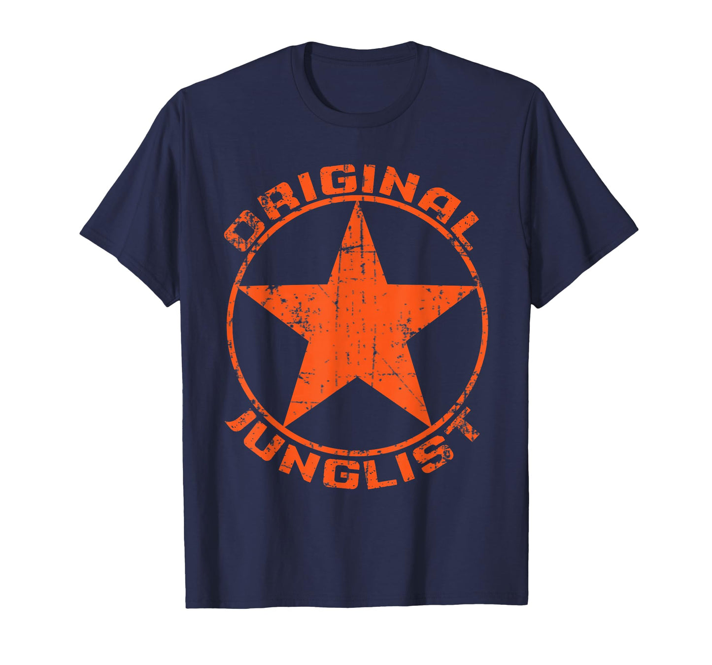 Original Junglist Shirt Drum and Bass DnB 90s Burnt Remix T-Shirt