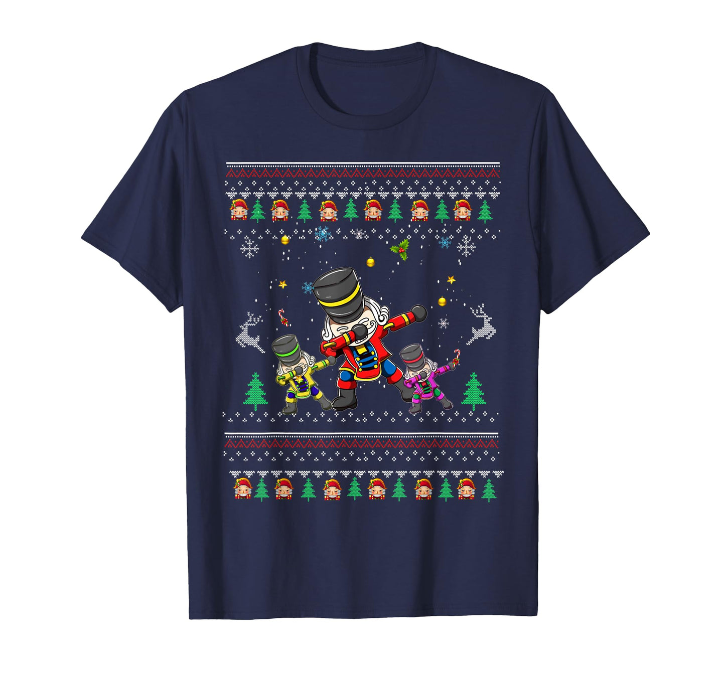 Ugly Dabbing Nutcracker Christmas Costume Nutcracker Kids T-Shirt