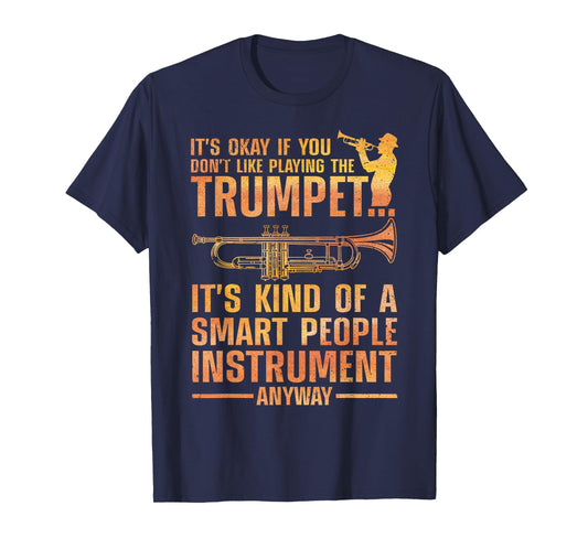 Cool Trumpet Art for Men Women Kid Trumpetist Trumpet Player T-Shirt