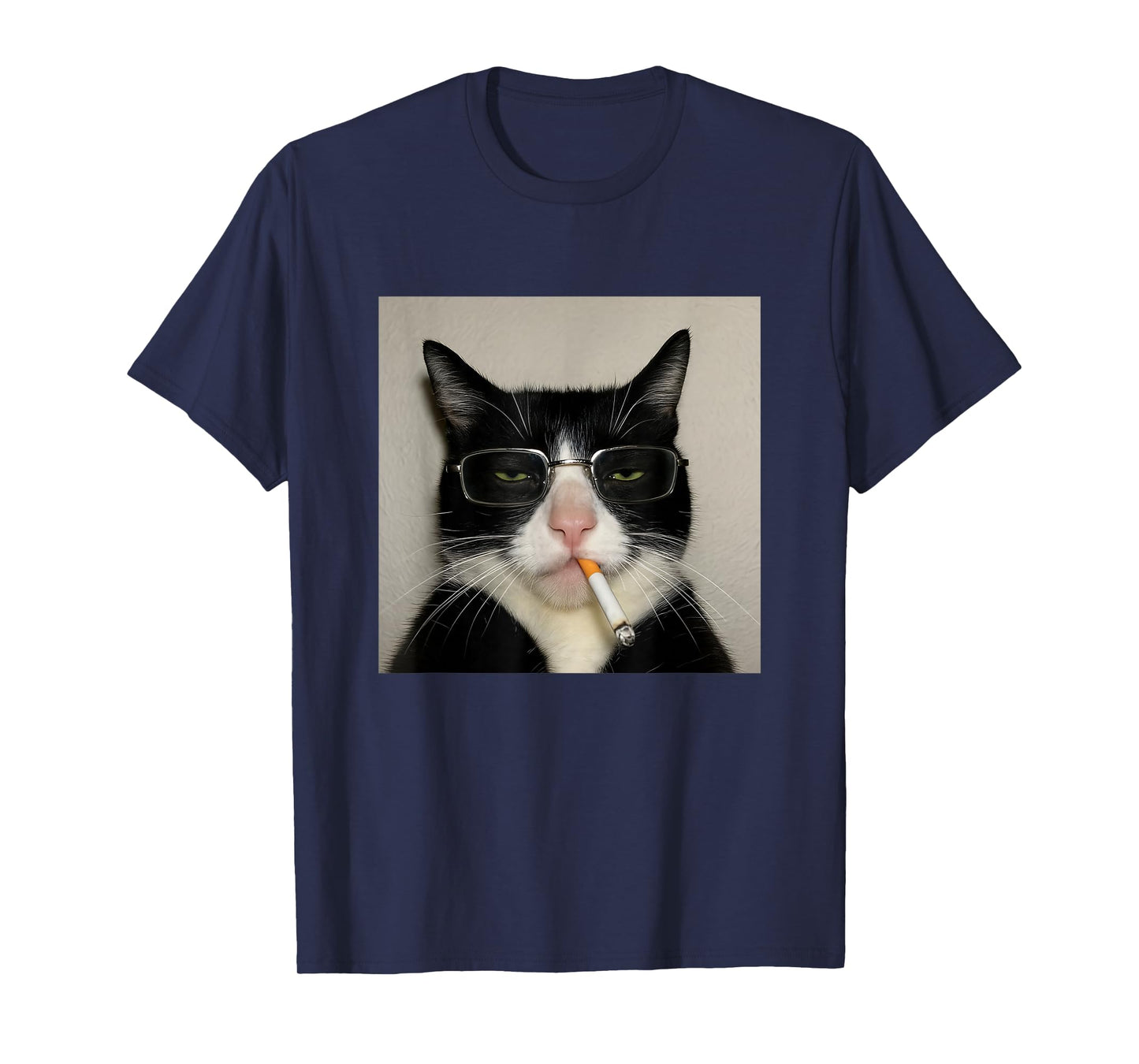 Cat Smoking Cigarette T-Shirt