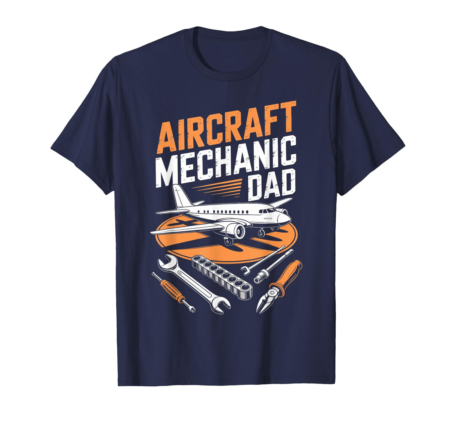 Aircraft Mechanic Dad Maintenance Plane Aircraft Technician T-Shirt
