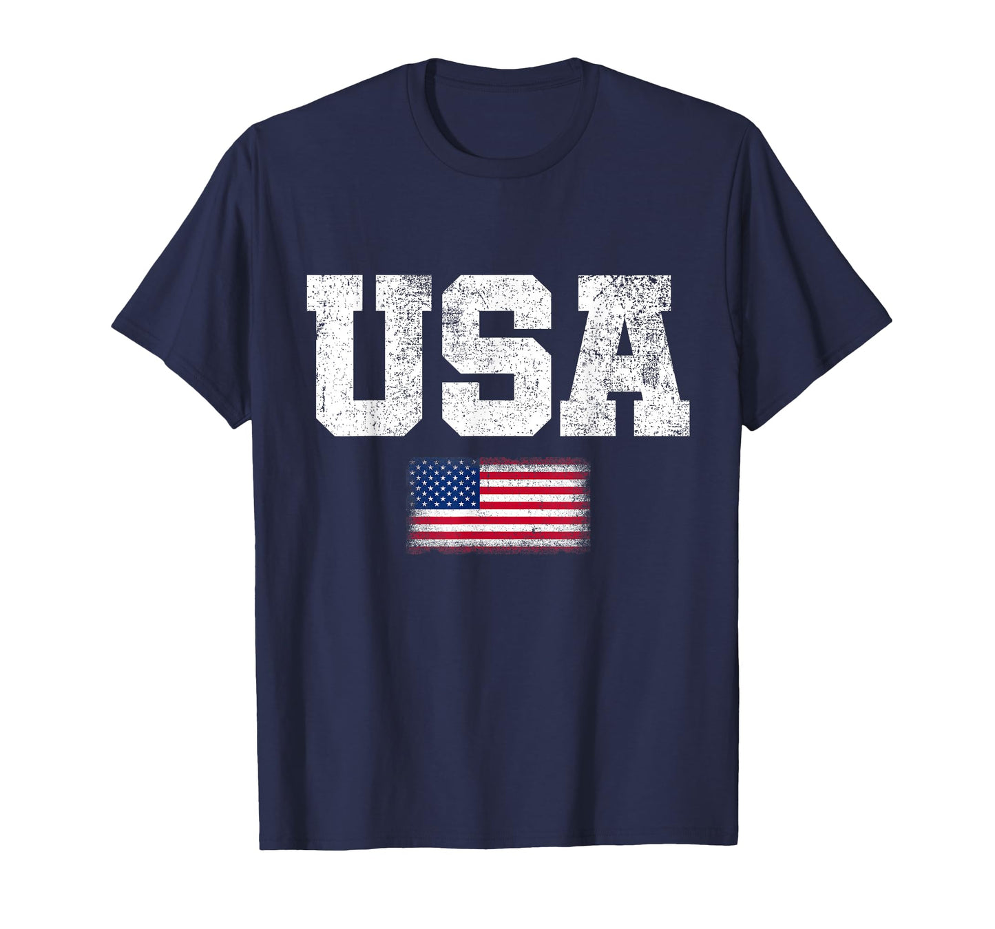 USA Men Women Patriotic American US Flag July 4th T-Shirt