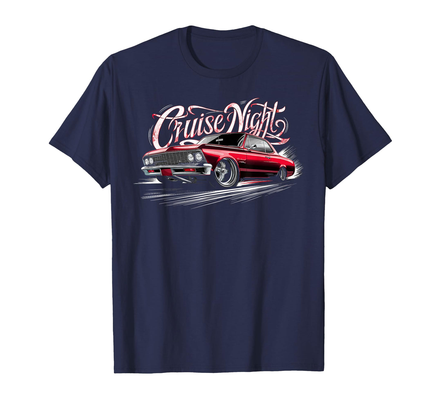 Cruise Night Low Rider Cholo Mexican Cali Car Men and Women T-Shirt