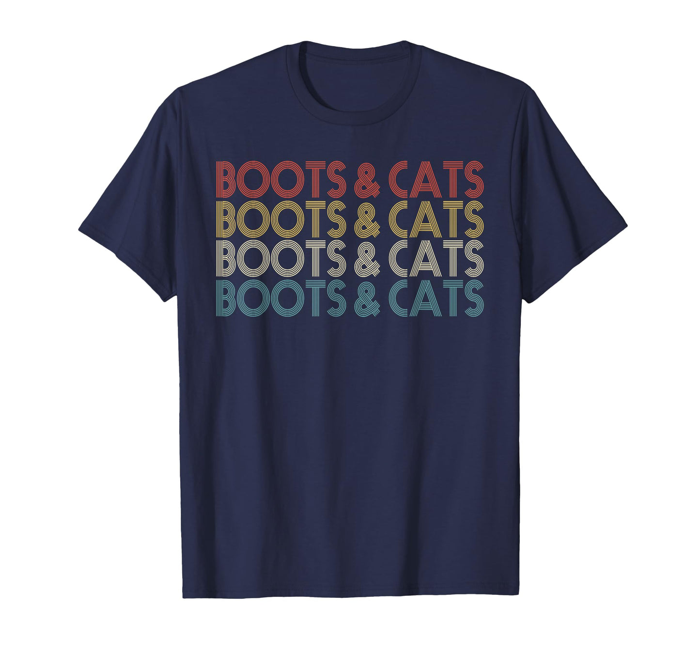 Boots and Cats Funny House & Techno DJ T-Shirt