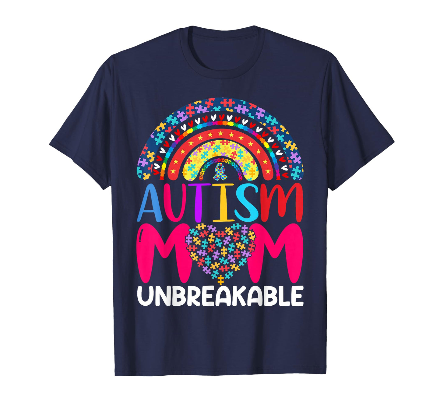 Autism Mom Unbreakable T-Shirt, Black