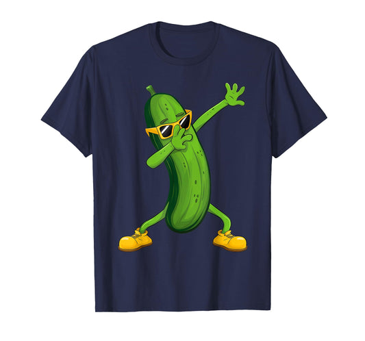 Dabbing Cucumber Dab Dance Pickle Gifts for Women Kids T-Shirt