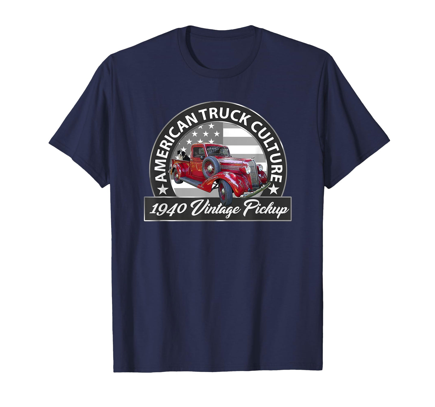 1940 VINTAGE RED PICKUP TRUCK, VINTAGE PRE-WAR ERA, CAR GUYS T-Shirt