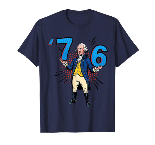 George Washington 76 Yeeted Six Seven T-Shirt