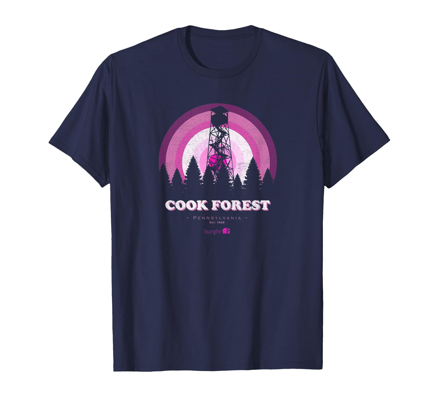 Cook Forest - Fire Tower - Womens T-Shirt