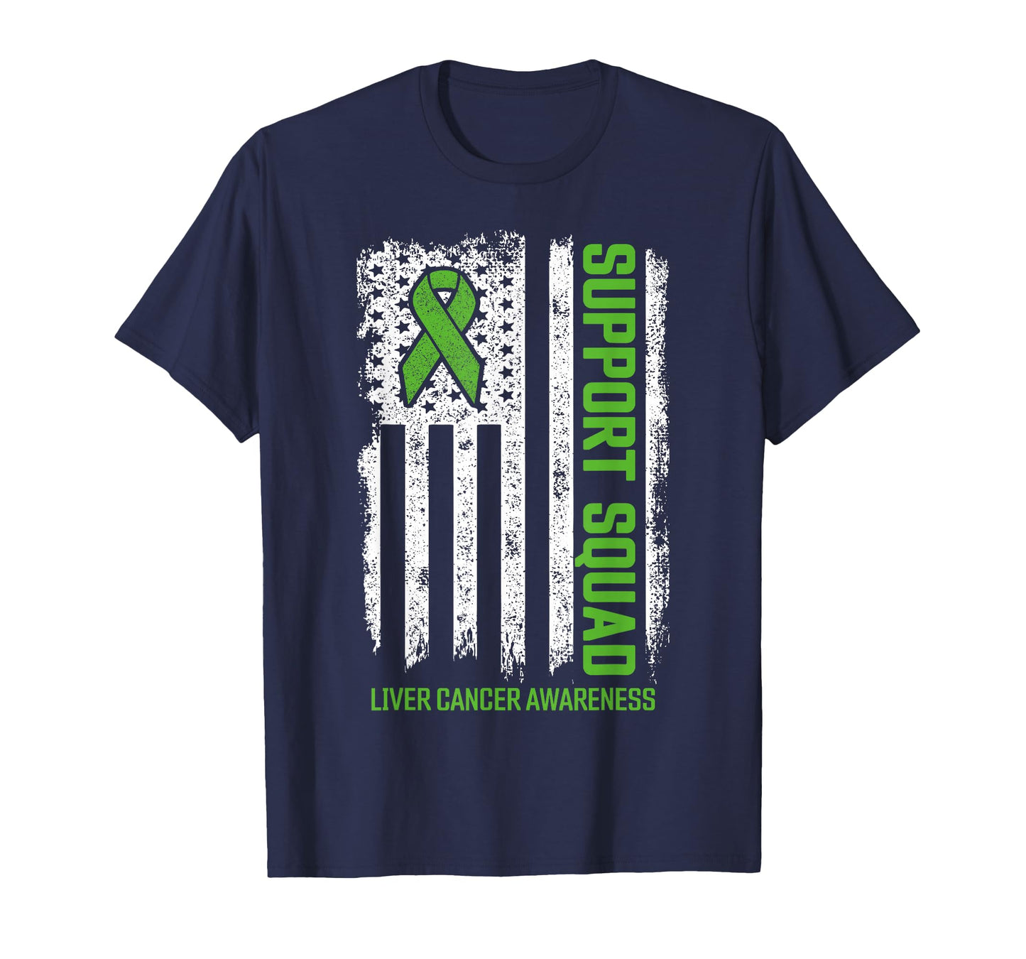 Liver Cancer Shirts Support Squad Liver Cancer Awareness T-Shirt