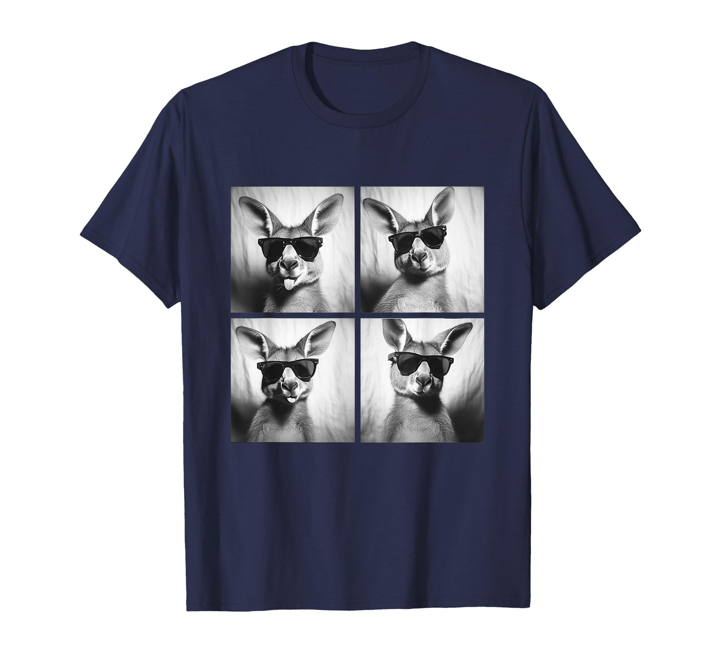 Funny Kangaroos with Sunglasses Australian Animal Humor Meme T-Shirt