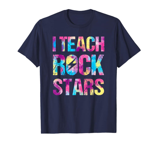 I Teach Rockstars Shirt Funny Music Teacher Back to School T-Shirt for Men Women Girls Kids