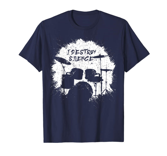 Drummer I Destroy Silence T-Shirt