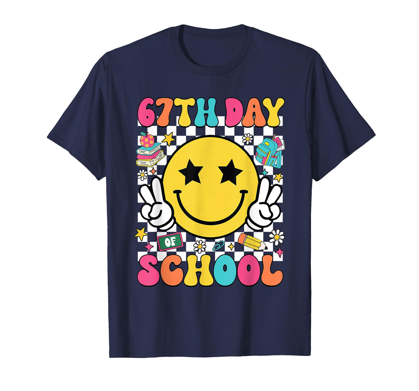 67th Day of School Shirt 67 Days Smarter Teacher Boy Girls T-Shirt