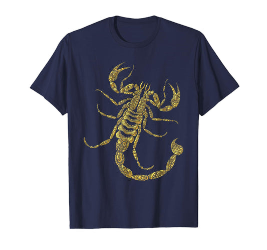 Tribal Scorpion Art - Scorpio Zodiac Animal Lover T-Shirt