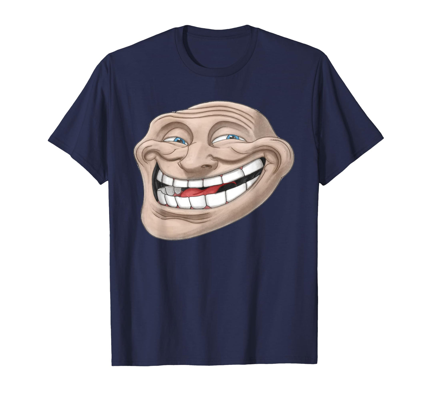Epic Troll Face T-Shirt | Realistic Design Dank Meme Tee T-Shirt