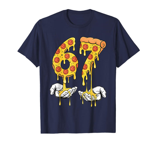 67 Pizza Meme Funny Pizza Lover T-Shirt