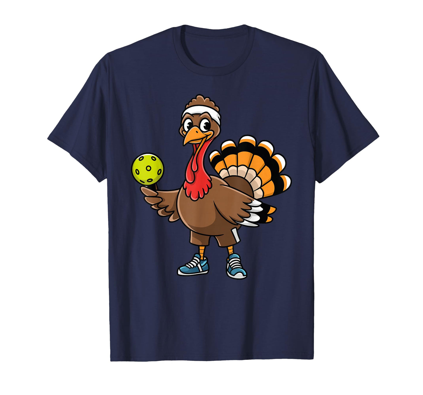 Dabbing Pickleball Turkey Funny Thanksgiving Pickleball T-Shirt