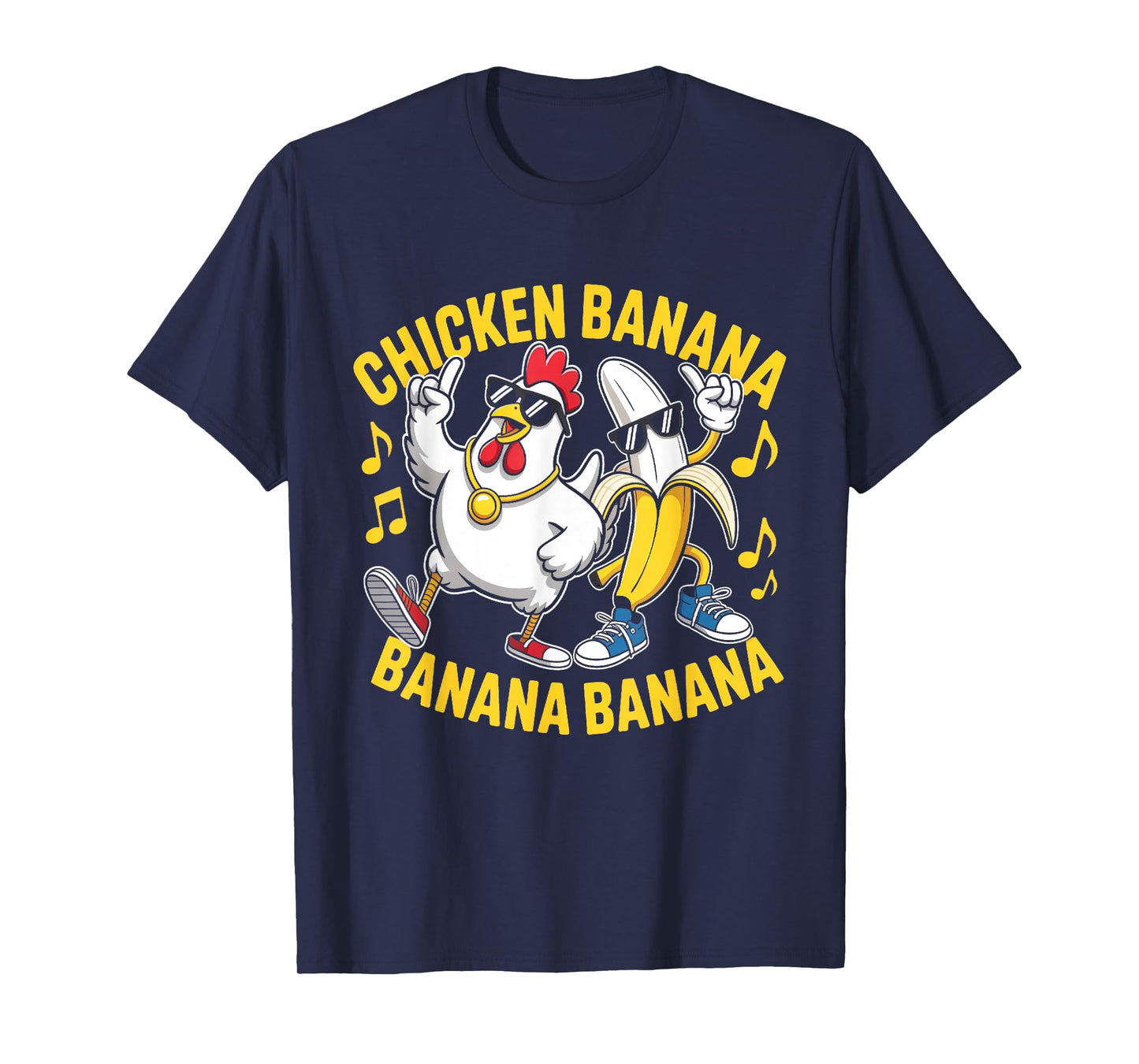 Chicken Banana Banana Banana Music Lover Musician T-Shirt