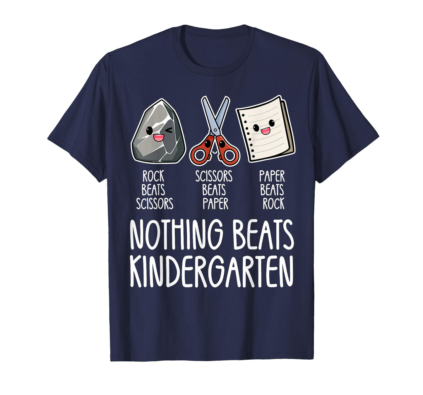 Nothing Beats Kindergarten Funny Back to School Kid Teacher T-Shirt