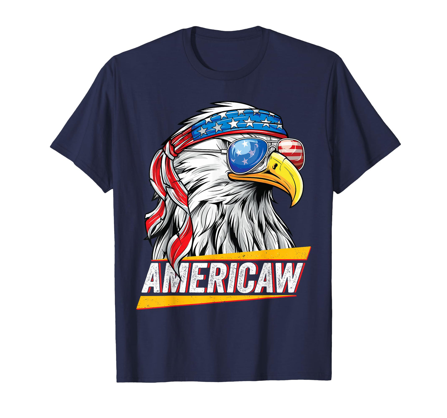 Bald Eagle Americaw American Flag USA Patriotic Merica T-Shirt
