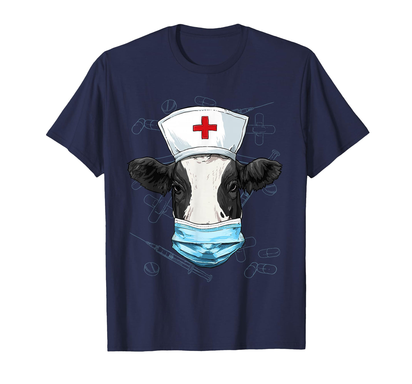 Cow Nurse Shirt Nursing Student Registered Nurse RN LPN CNA T-Shirt