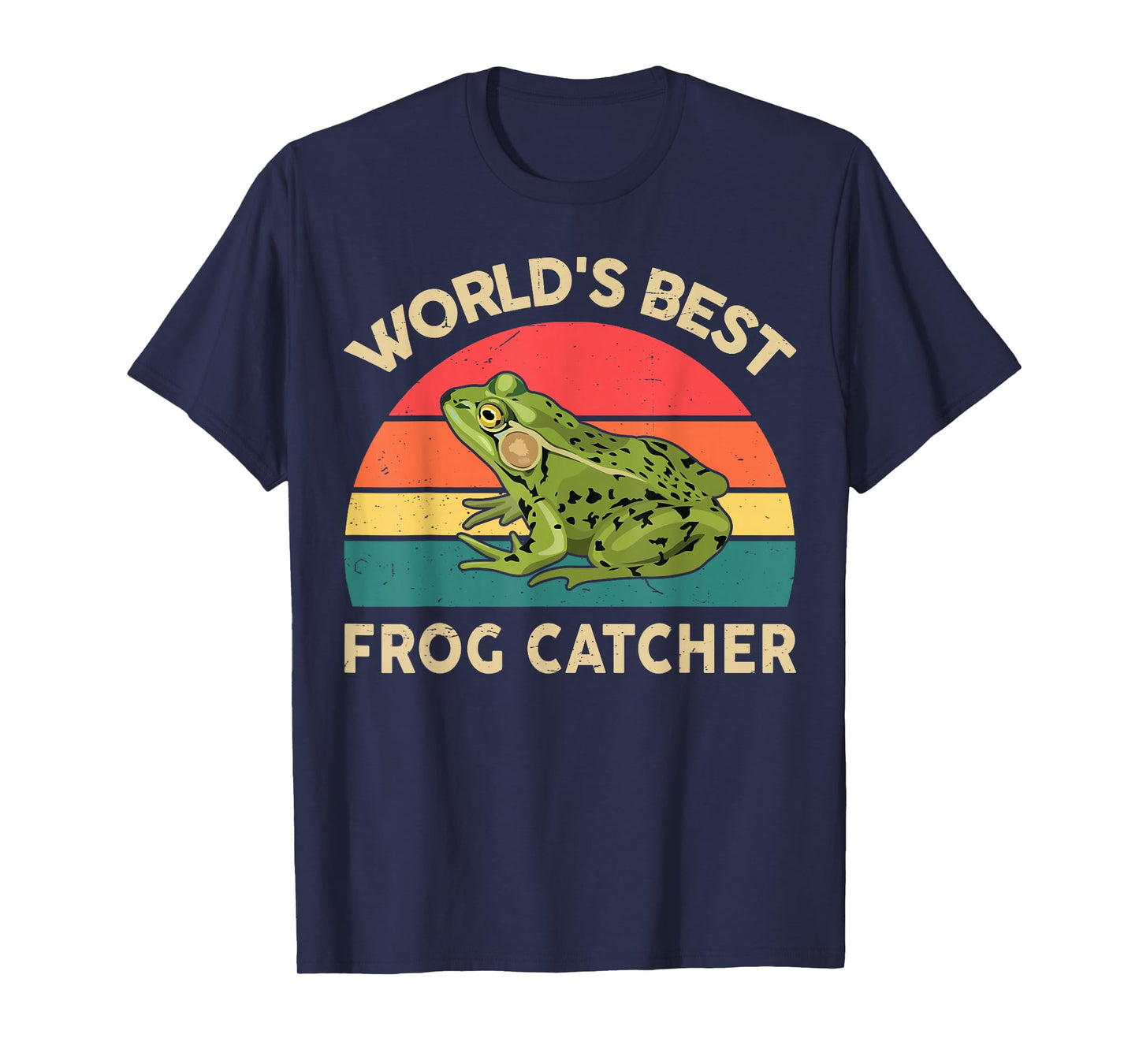 Kids World Best Frog Catcher Toddler Boy Funny Graphic Tees T-Shirt