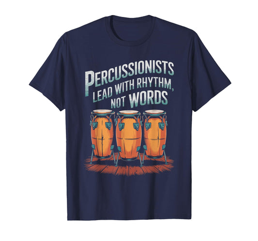 Percussion Player and Conga Drum Design for Percussionist T-Shirt