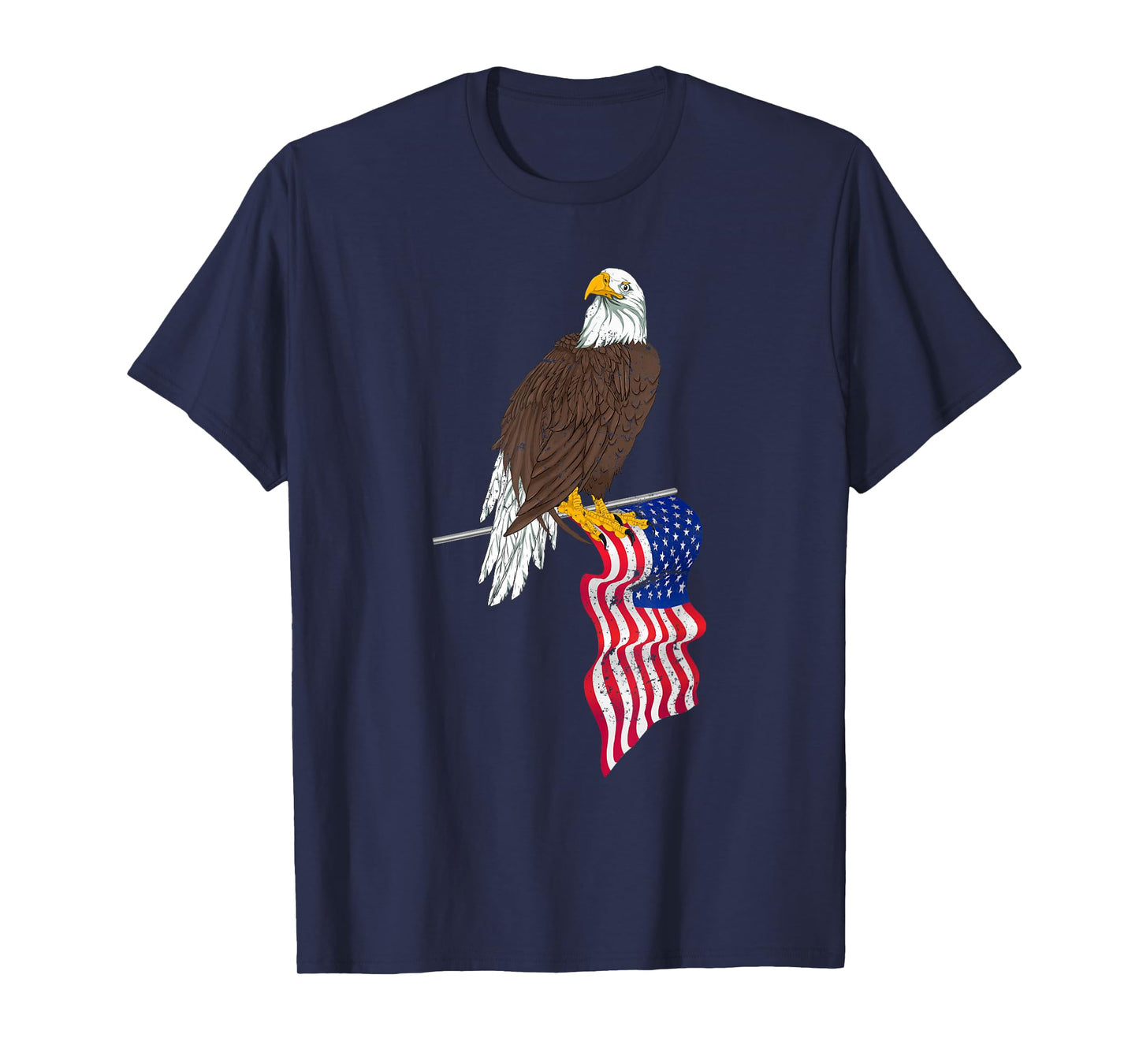 Patriotic US Flag Freedom United States American Bald Eagle T-Shirt