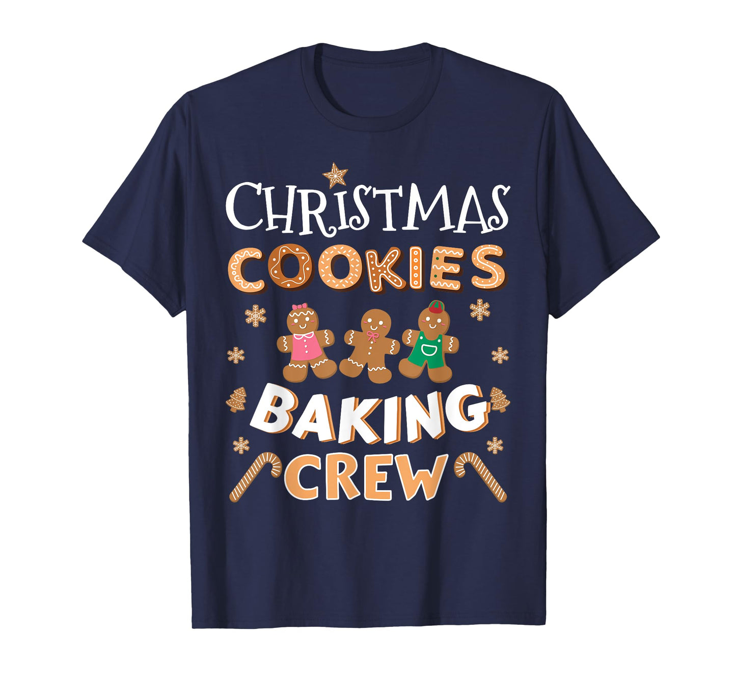 Christmas cookies baking crew for family xmas pajamas T-Shirt