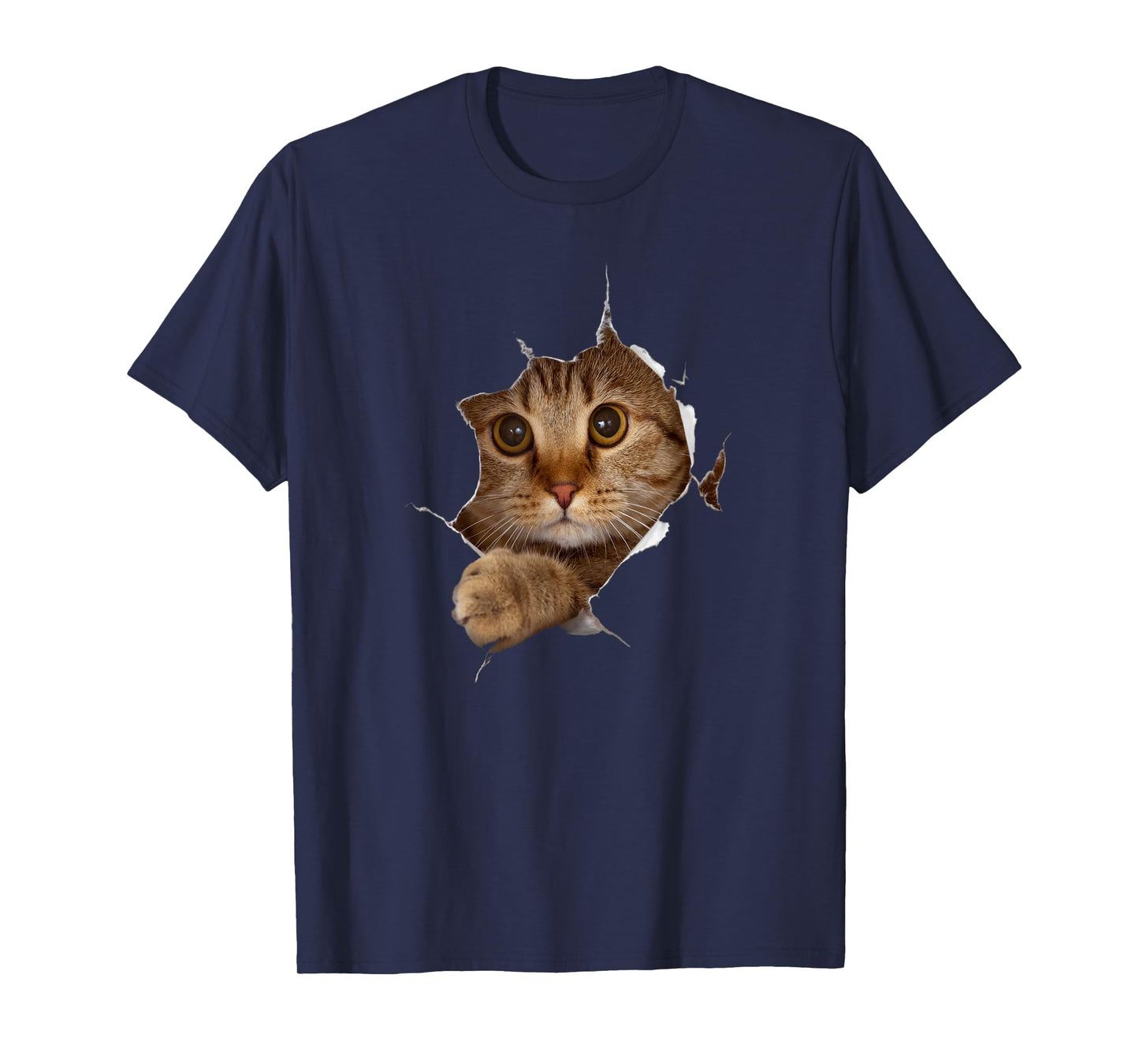 Sweet Kitten Torn Cloth - Funny Cat Lover Cat Owner Cat Lady T-Shirt
