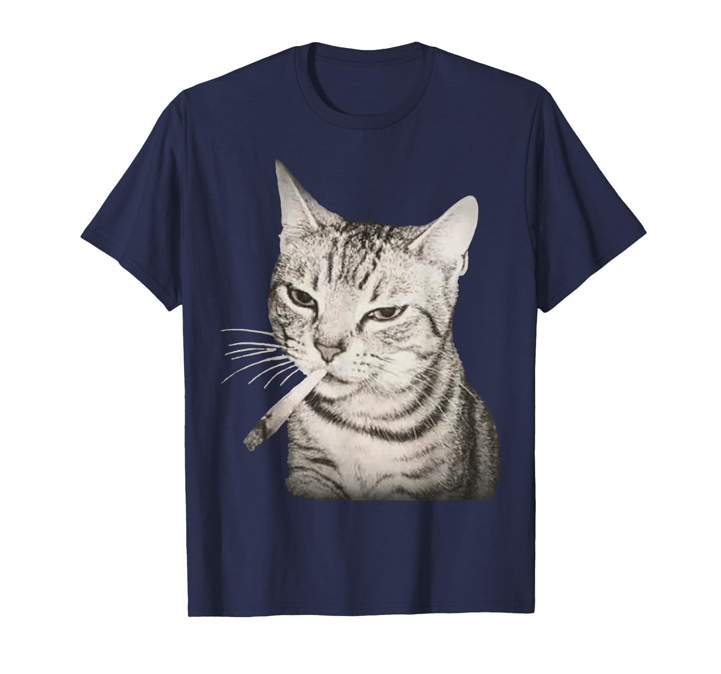 Funny Smoking Cat Cigarette Kitty Gen Z Meme T-Shirt