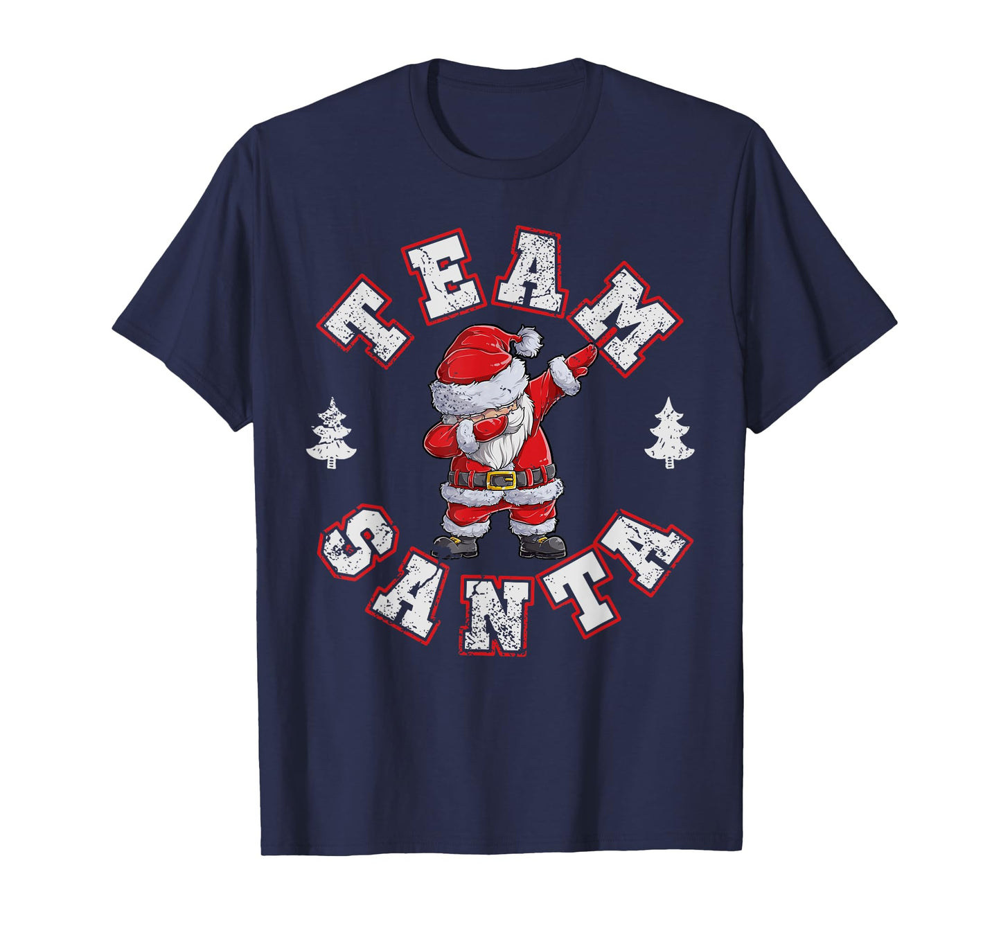 Team Santa Christmas Family Matching Pajamas Boys Xmas Dab T-Shirt