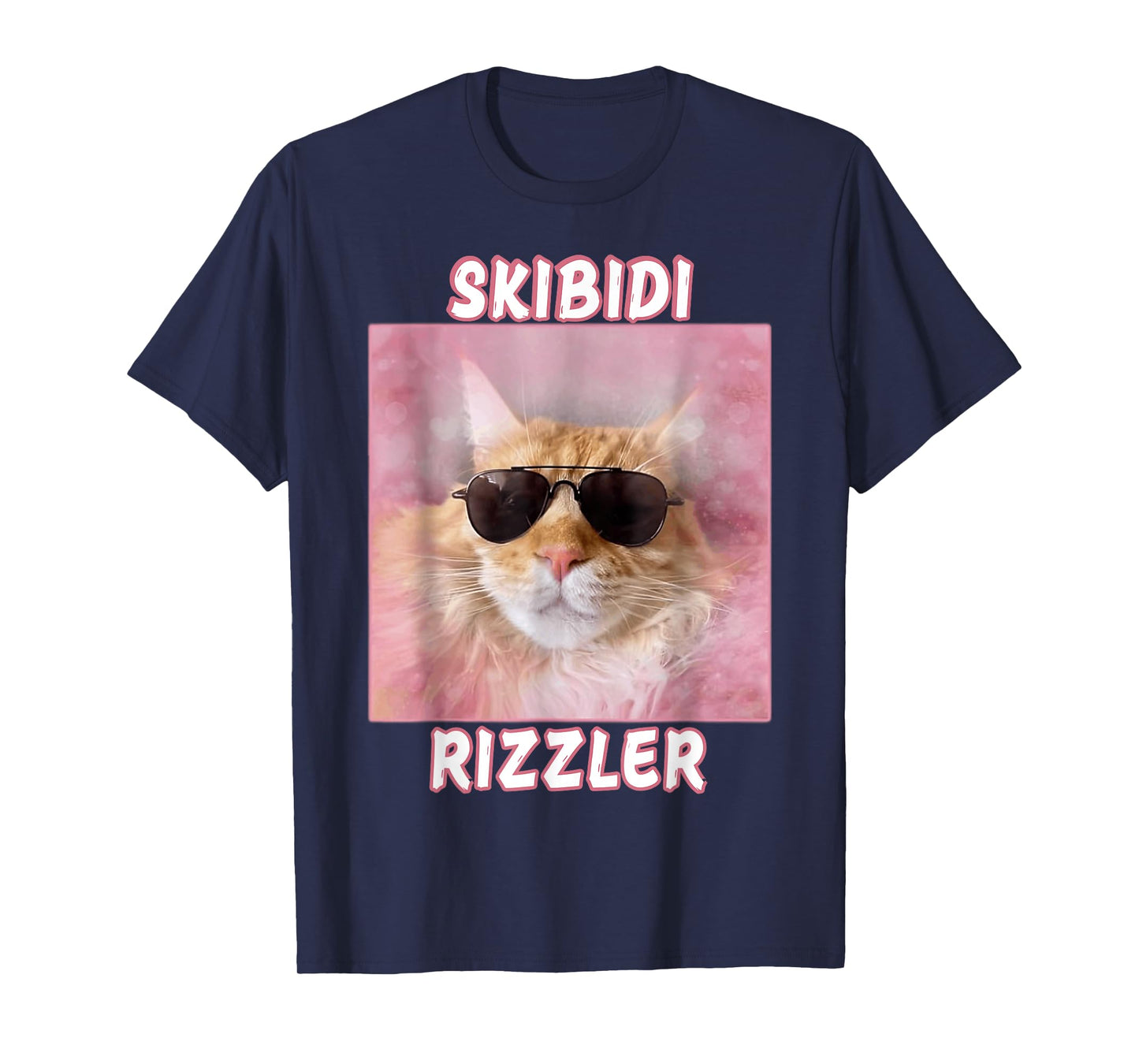 Skibidi Rizzler Cat Meme Funny Meme Internet Memes Rizz GenZ T-Shirt