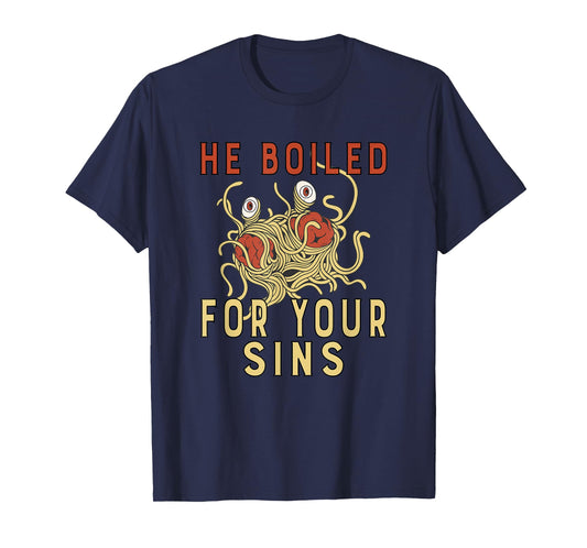 Atheist Atheism Flying Spaghetti Pastafarianism T-Shirt