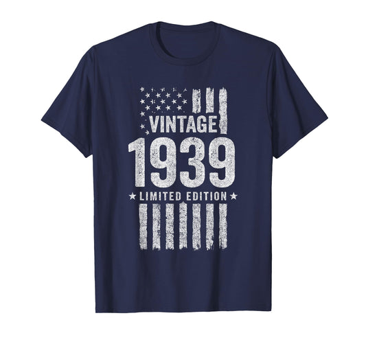 1939 Birthday - Born in 1939 - Limited Edition Vintage 1939 T-Shirt