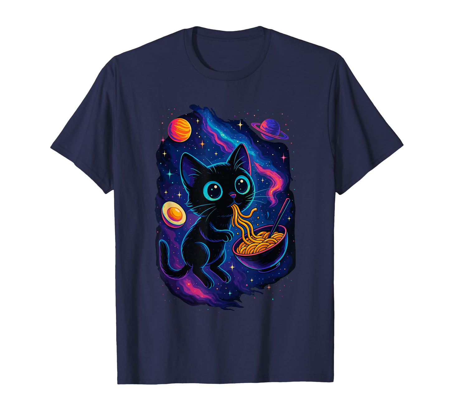 Cat Ramen Shirt, Vintage Japanese Ramen Lovers T-Shirt