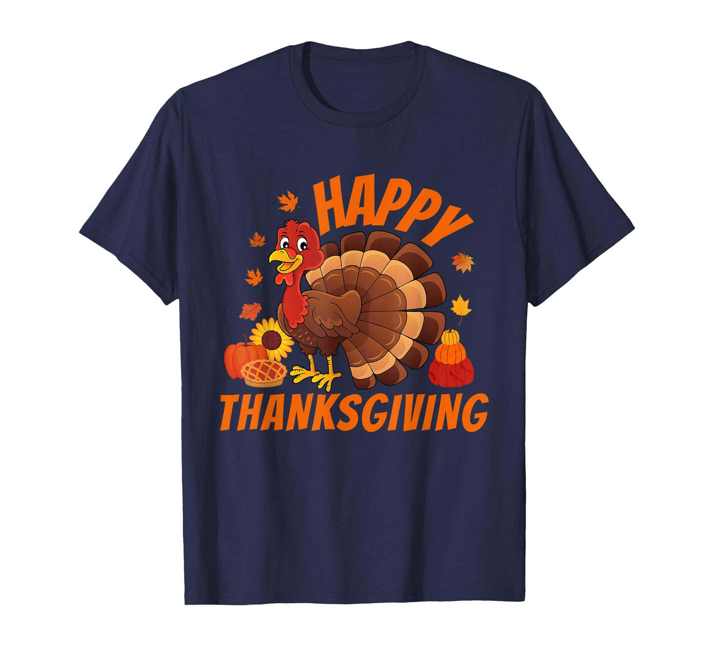 Happy Thanksgiving Turkey Family Dinner Funny Thanksgiving T-Shirt