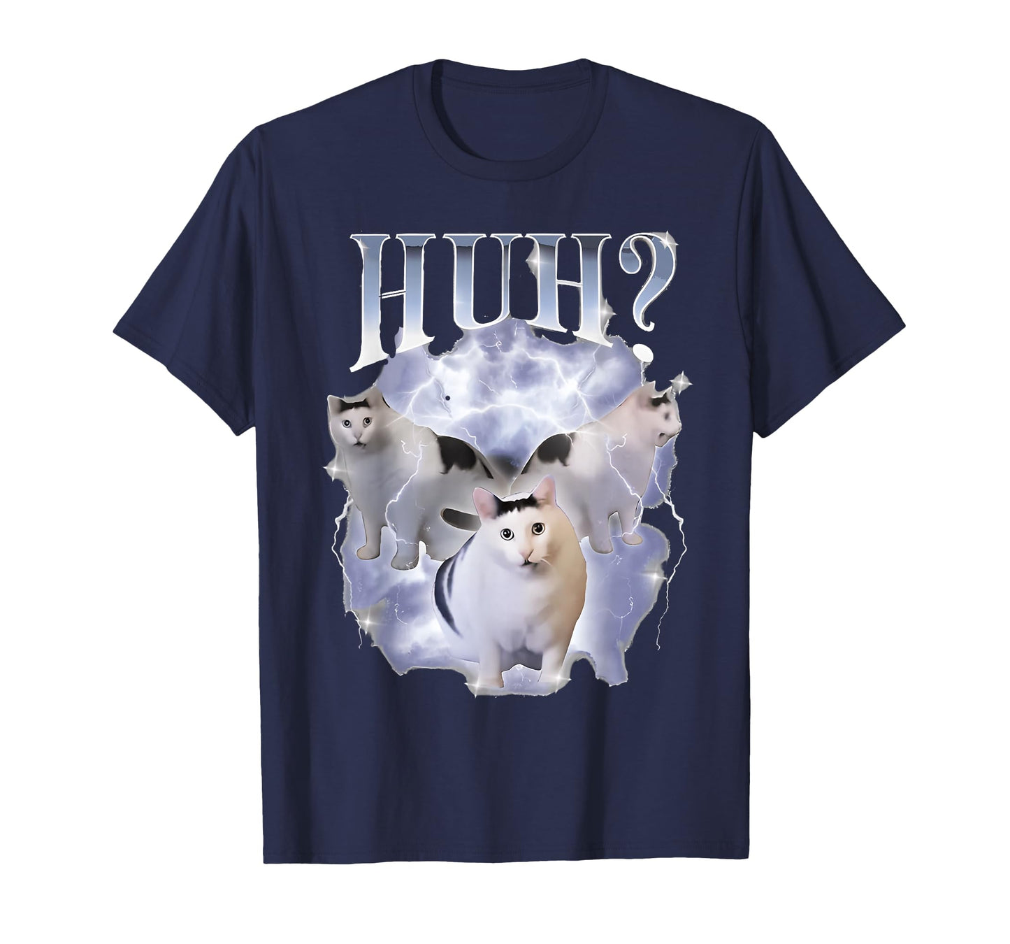 Huh Cat Chonky Meme Cat Lovers T-Shirt