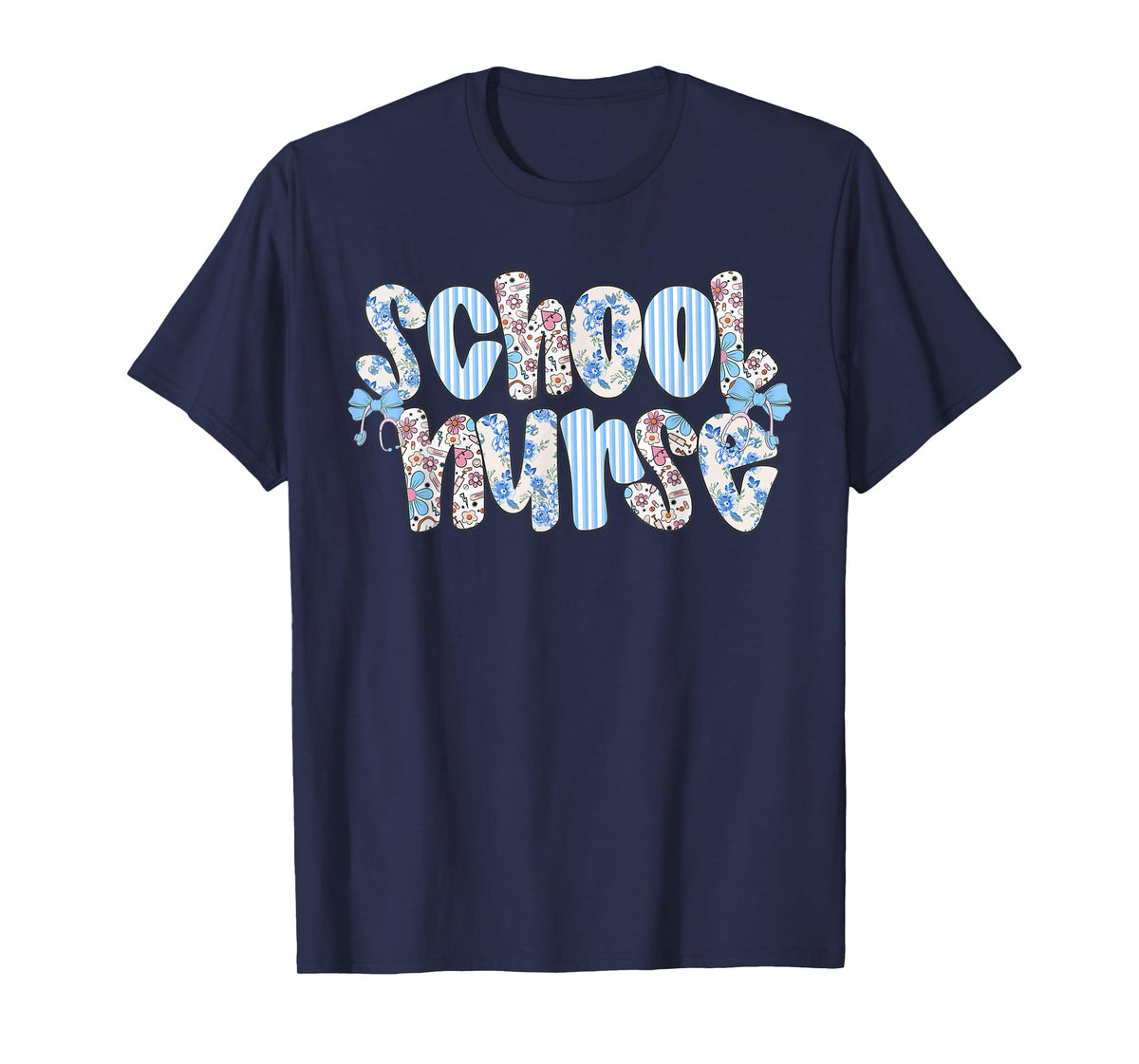 School Nurse Floral Nursing School Nurse Day Nurse Life T-Shirt