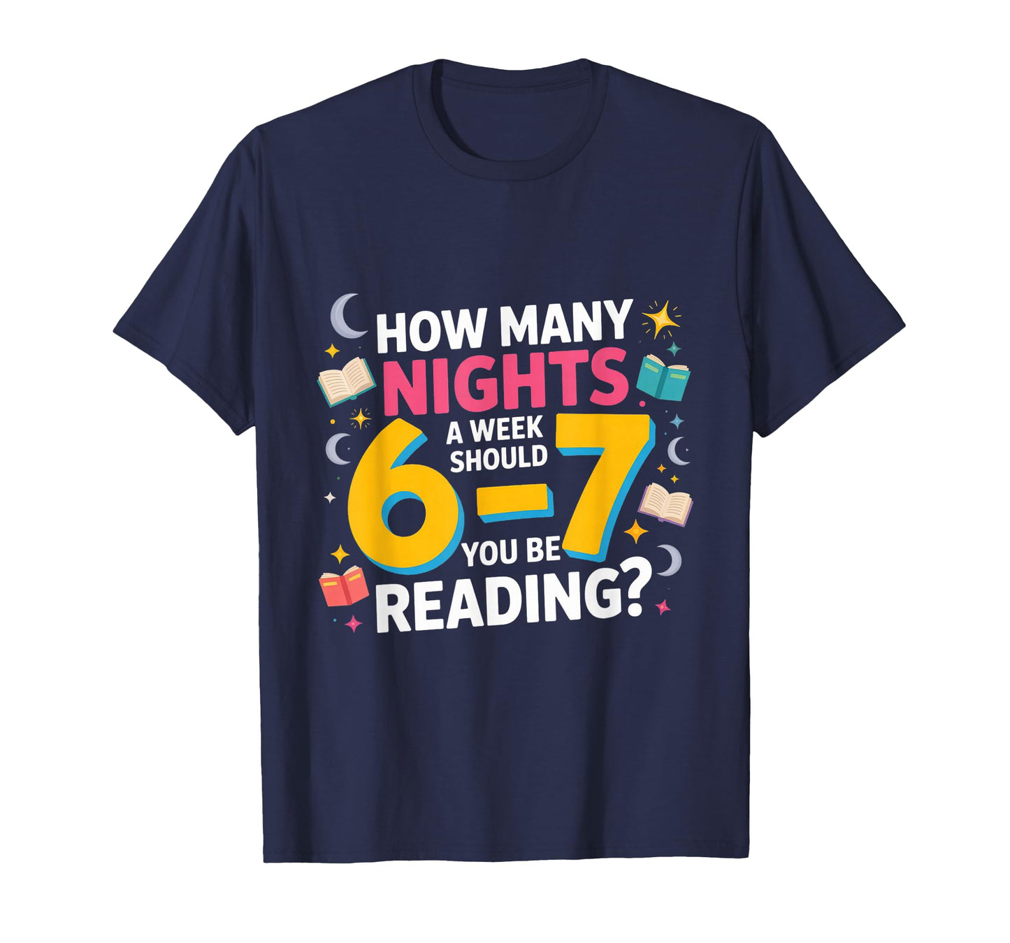 Funny Reading 67 Six Seven Meme English Teacher Book Lover T-Shirt