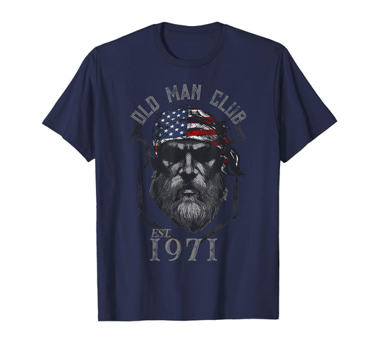 Old Man Club: Established 1971 T-Shirt T-Shirt