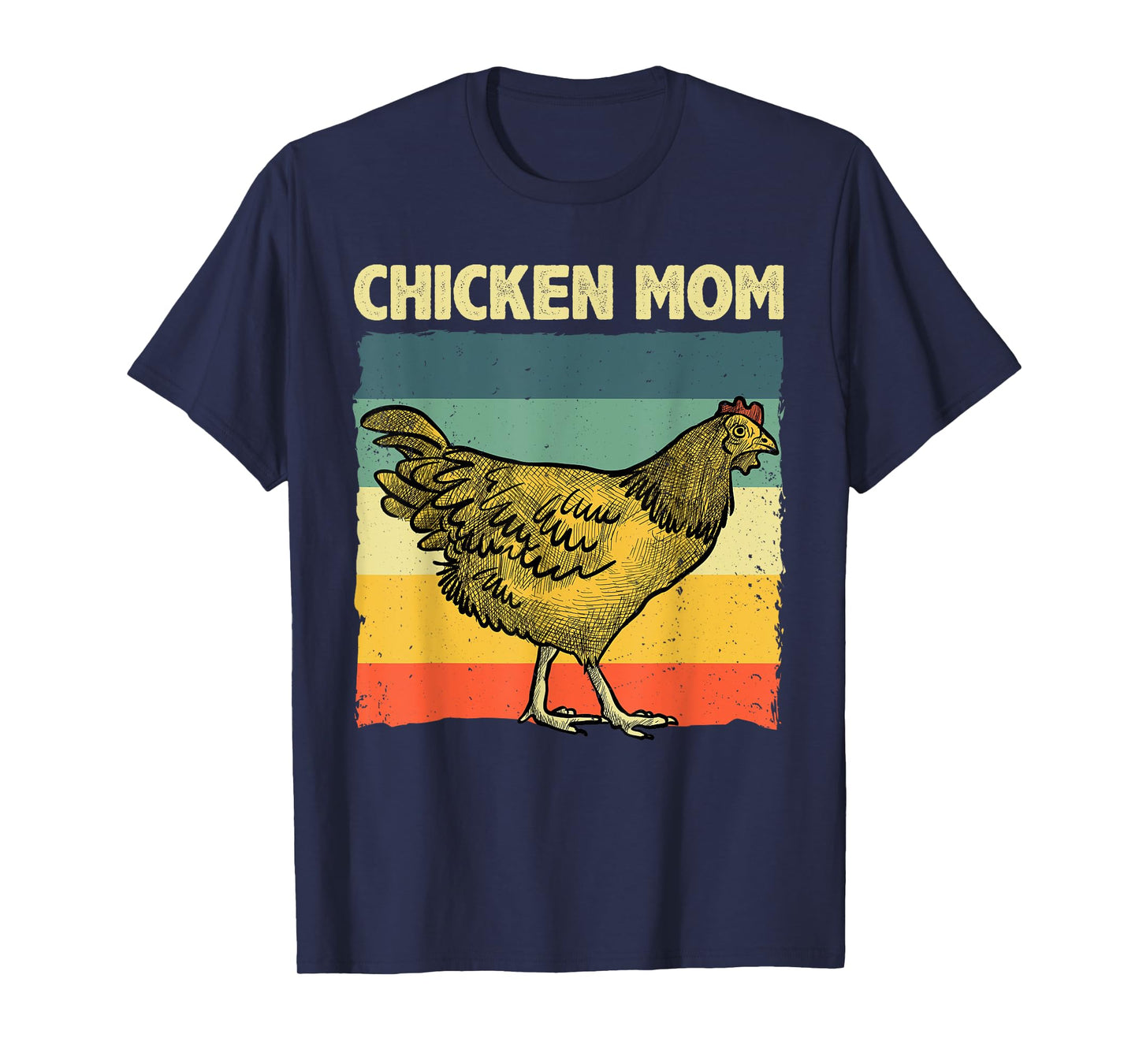 Cool Chicken Mom Art For Women Chicken Farmer Poultry Farm T-Shirt