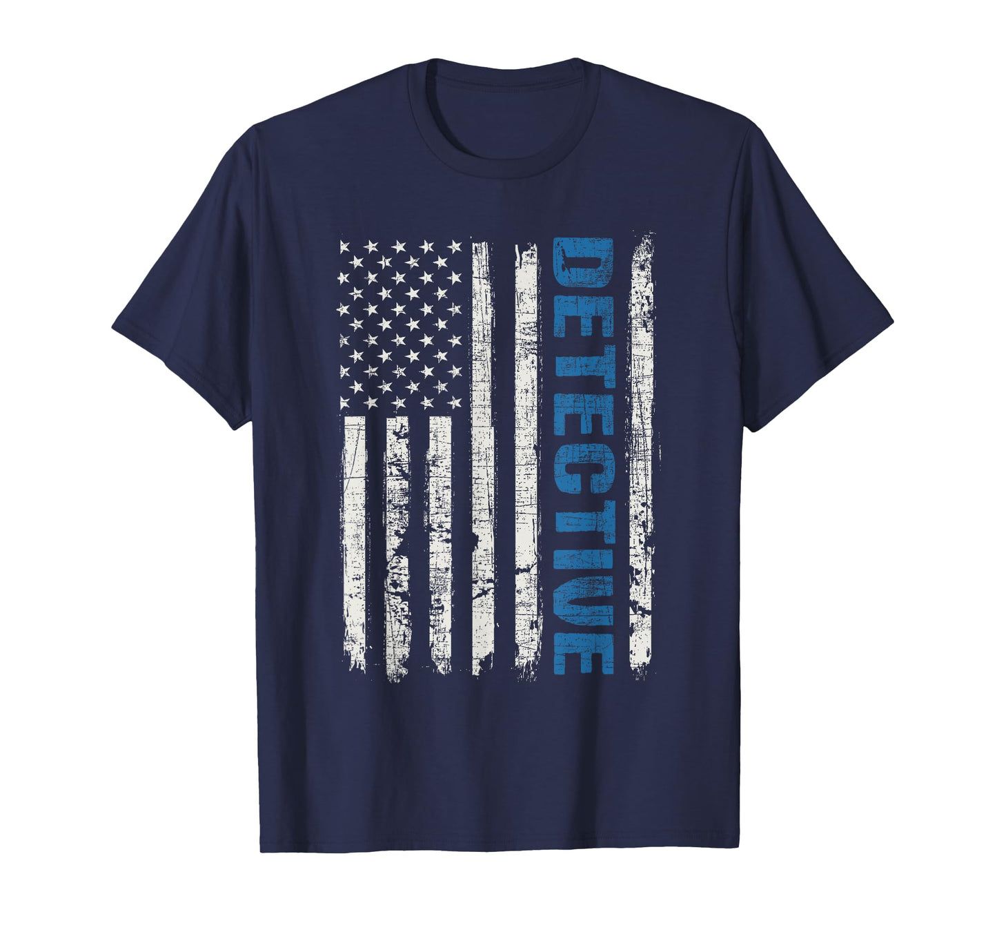 Detective - USA Flag Spy Investigator Espionage Observation T-Shirt