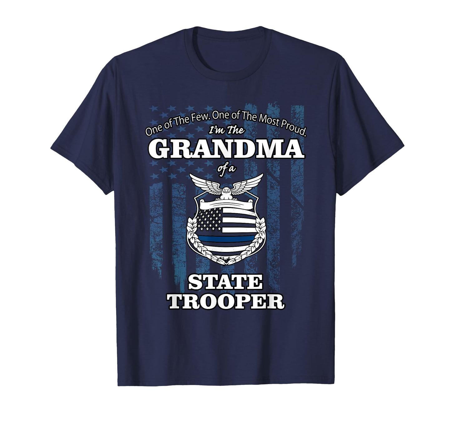 State police badge - proud state trooper grandma T-Shirt