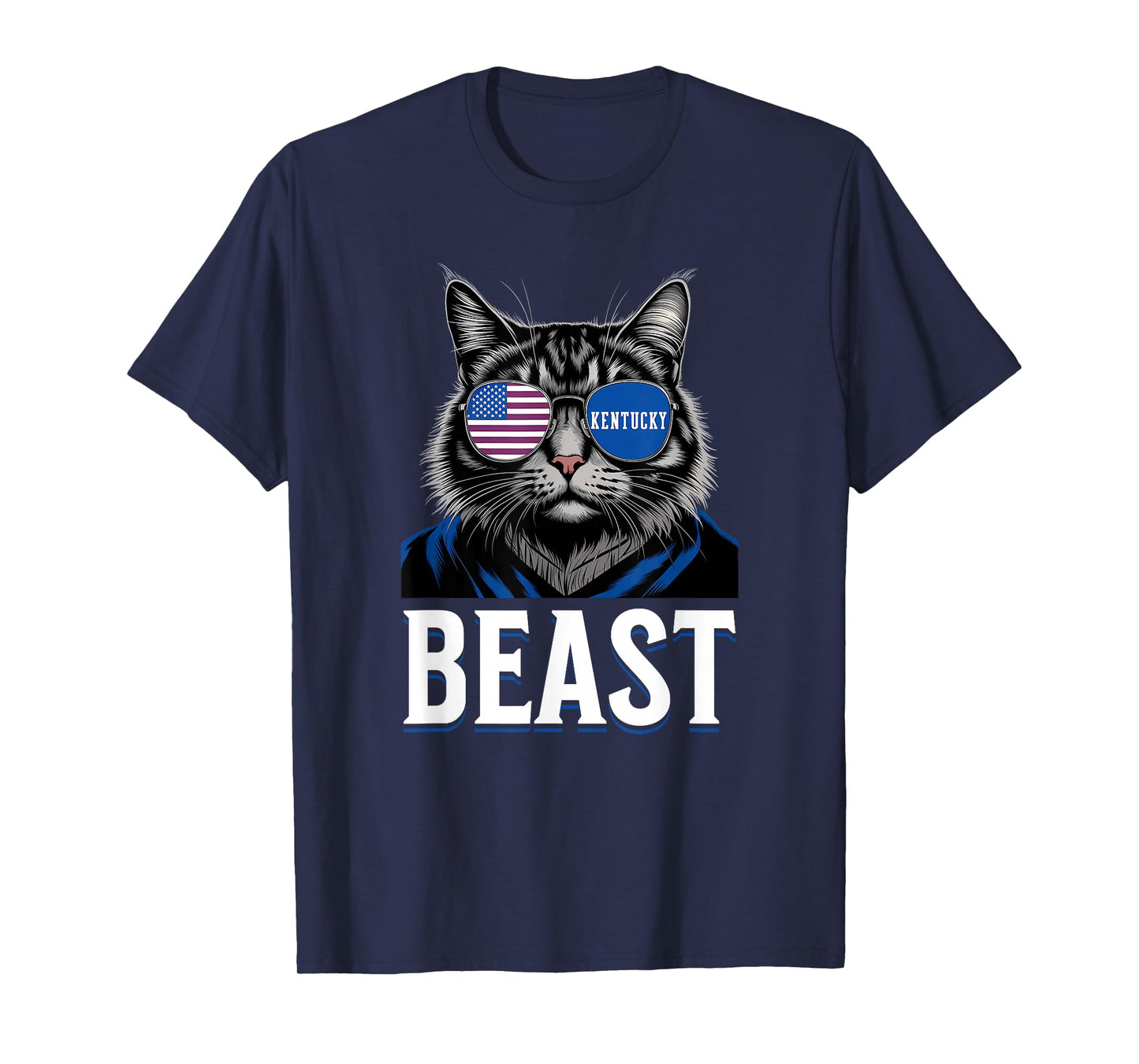 Funny Cat Lovers Graphic Last Name Kentucky Retro Vintage T-Shirt